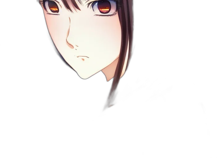 face, mask, creature, staff, anime, cartoon, photorealistic, watercolor transparent PNG cut-out