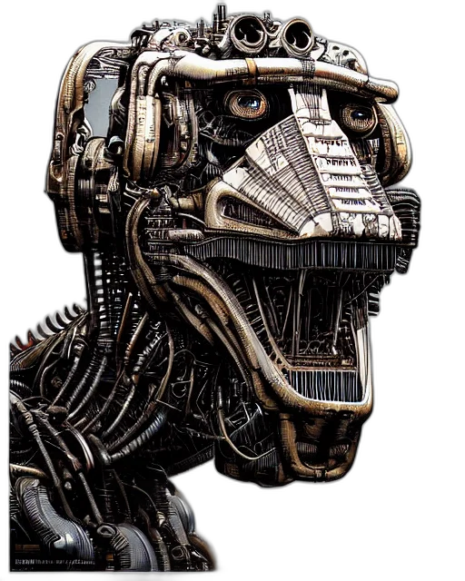 robot, mask, face, creature transparent PNG cut-out