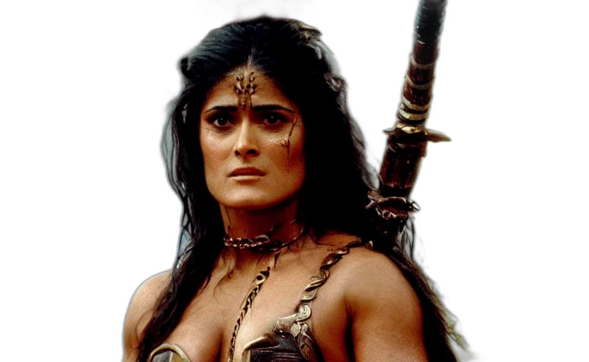 jewelry, epic, photo, muscular, salma, hayek, beautiful, barbarian transparent PNG cut-out