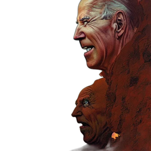 face, mask, creature, concept art transparent PNG cut-out
