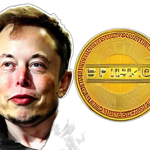 elon, musk, minted, doge transparent PNG cut-out