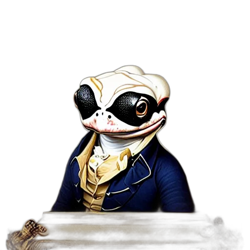 mask, staff, animal, hat, concept art, fantasy art, 3d render, cartoon transparent PNG cut-out