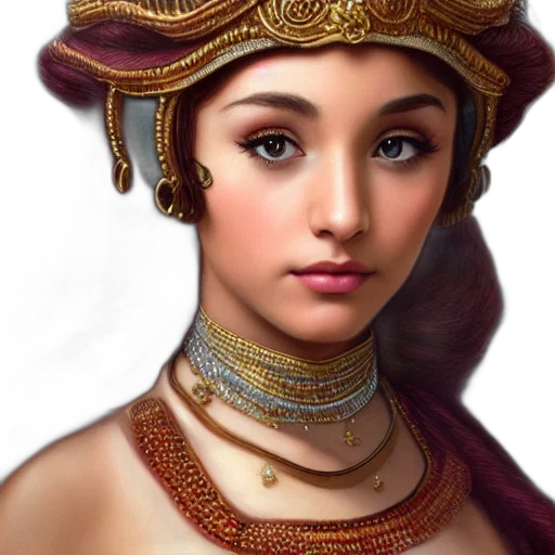jewelry, crown, face, fantasy art transparent PNG cut-out