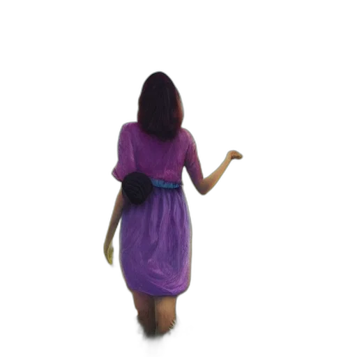 dress, staff, jewelry, hair transparent PNG cut-out