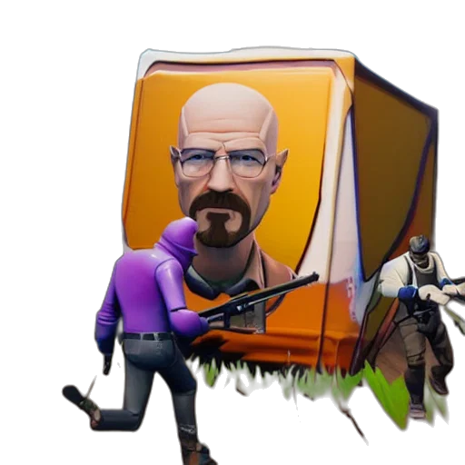 weapon, jacket, animal, face, concept art, fantasy art, cartoon, 3d render transparent PNG cut-out