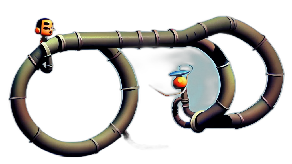 weapon, robot, staff, jewelry transparent PNG cut-out