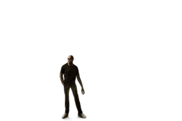 staff, robot, mask, creature, concept art, 3d render, pixel art, cartoon transparent PNG cut-out