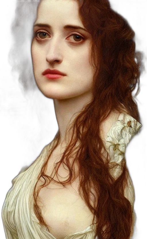 face, crown, dress, jewelry, photorealistic, fantasy art, oil painting, concept art transparent PNG cut-out
