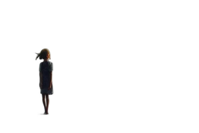 dress, hair, staff, robot, concept art, 3d render, pixel art, anime transparent PNG cut-out