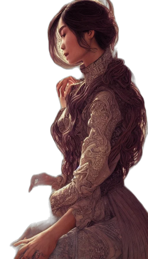 dress, mask, face, crown transparent PNG cut-out