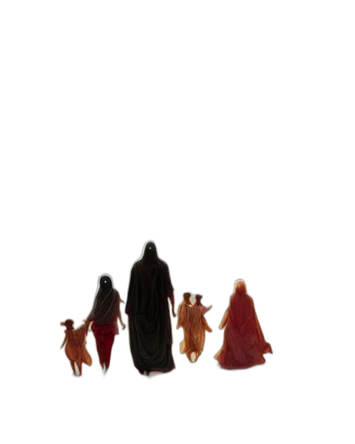 staff, animal, creature, dress transparent PNG cut-out