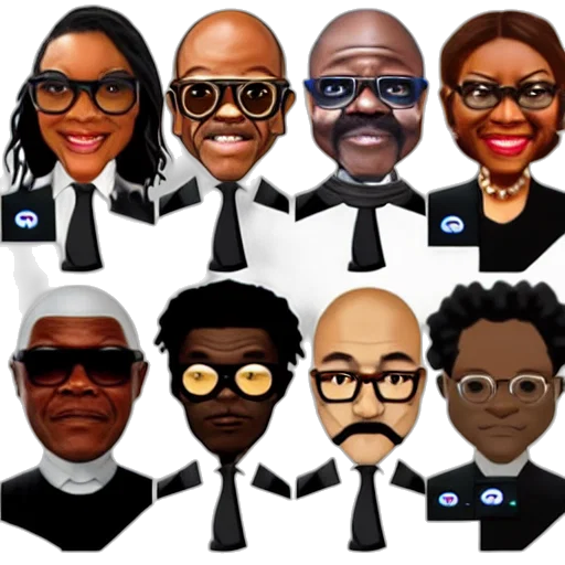 samuel, jackson, emoji, fantasy, iphone, android transparent PNG cut-out