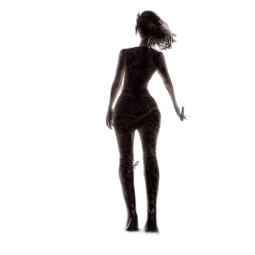 dress, hair, staff, creature, concept art, photorealistic, 3d render, pencil sketch transparent PNG cut-out