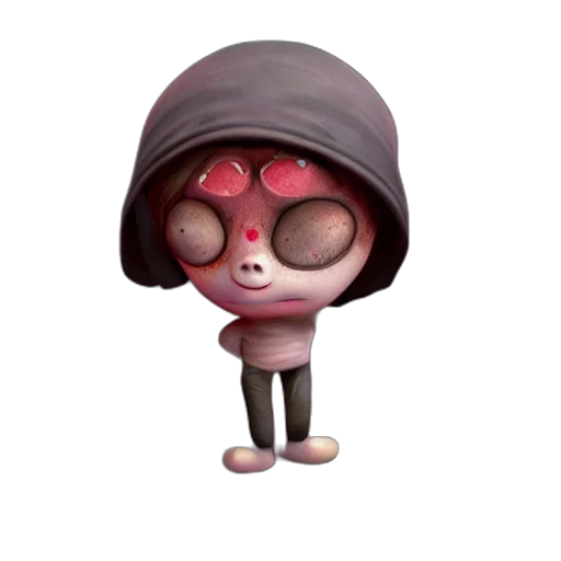 jacket, mask, staff, hat transparent PNG cut-out
