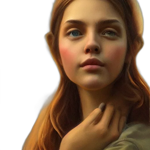 face, crown, jewelry, dress, photorealistic, oil painting, fantasy art, concept art transparent PNG cut-out
