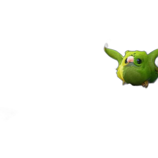 creature, animal, dragon, weapon, concept art, pixel art, 3d render, green transparent PNG cut-out
