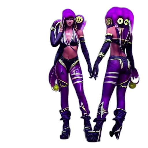 concept art, 3d render, cyberpunk, pixel art transparent PNG cut-out