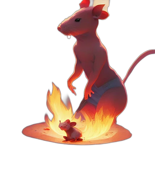 dragon, creature, animal, concept art, fantasy art, pixel art, watercolor, fire transparent PNG cut-out