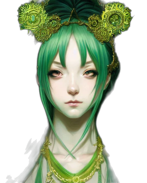 mask, crown, face, staff, fantasy art, concept art, photorealistic, anime transparent PNG cut-out