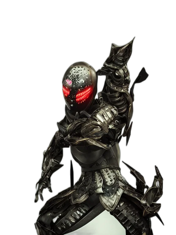 robot, weapon, creature, staff transparent PNG cut-out