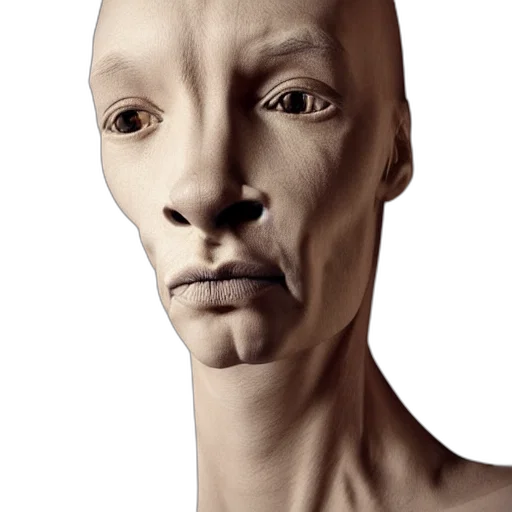 face, mask, robot, creature, photorealistic, 3d render, concept art, realistic transparent PNG cut-out