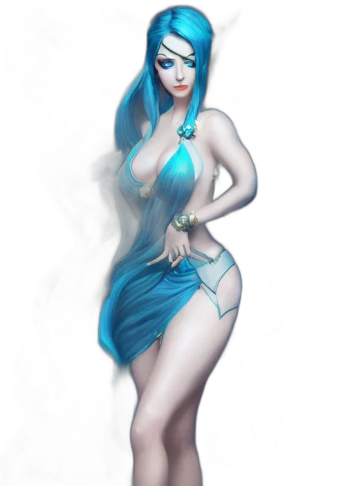 dress, fantasy art, concept art, comic book art transparent PNG cut-out