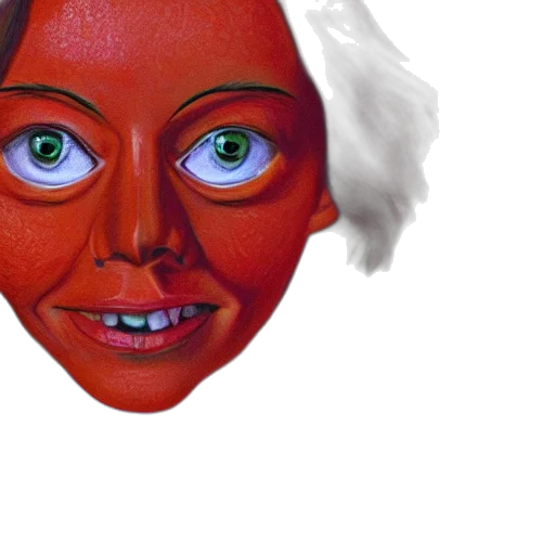 mask, face, creature, crown transparent PNG cut-out