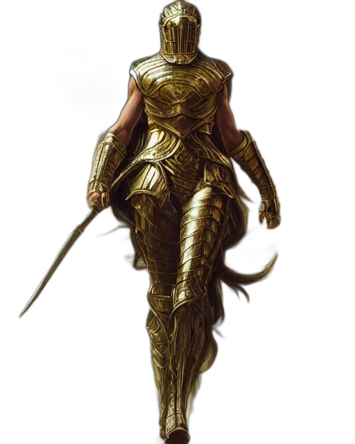 sword, staff, dress, dragon transparent PNG cut-out