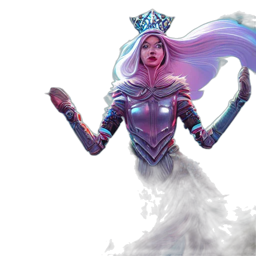 crown, concept art, fantasy art, 3d render, comic book art, underwater, pastel, blue transparent PNG cut-out