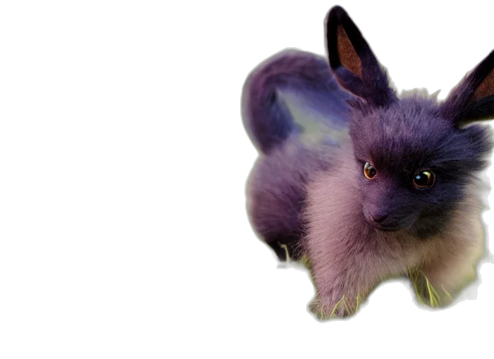 animal, dragon, creature, hair, 3d render, photorealistic, concept art, fantasy art transparent PNG cut-out