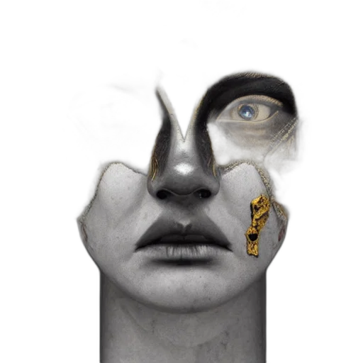 mask, face, jewelry, creature transparent PNG cut-out