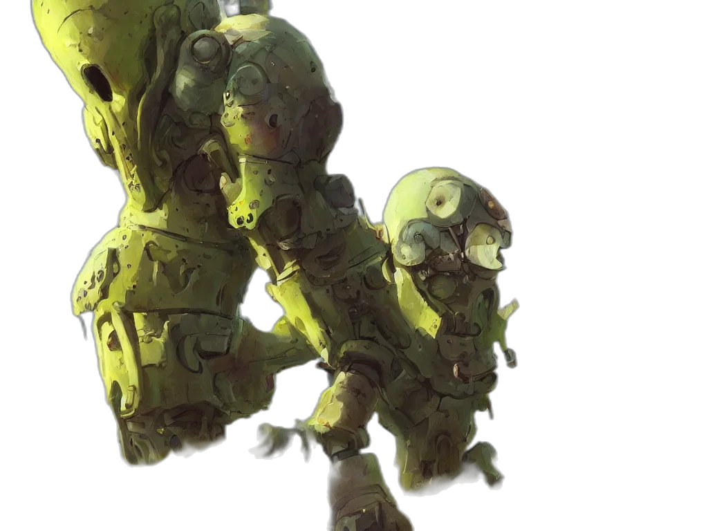 robot, weapon, creature, concept art transparent PNG cut-out