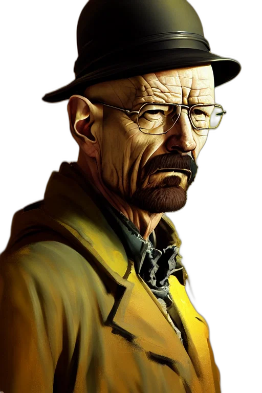 face, staff, hat, jacket transparent PNG cut-out
