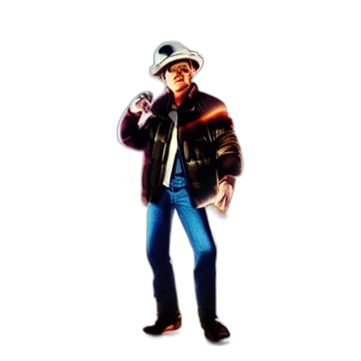 jacket, staff, hat, weapon, concept art, 3d render, pixel art, comic book art transparent PNG cut-out