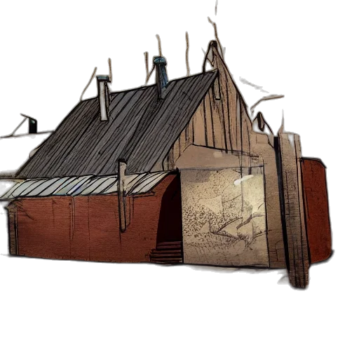 building, crown, concept art, 3d render transparent PNG cut-out