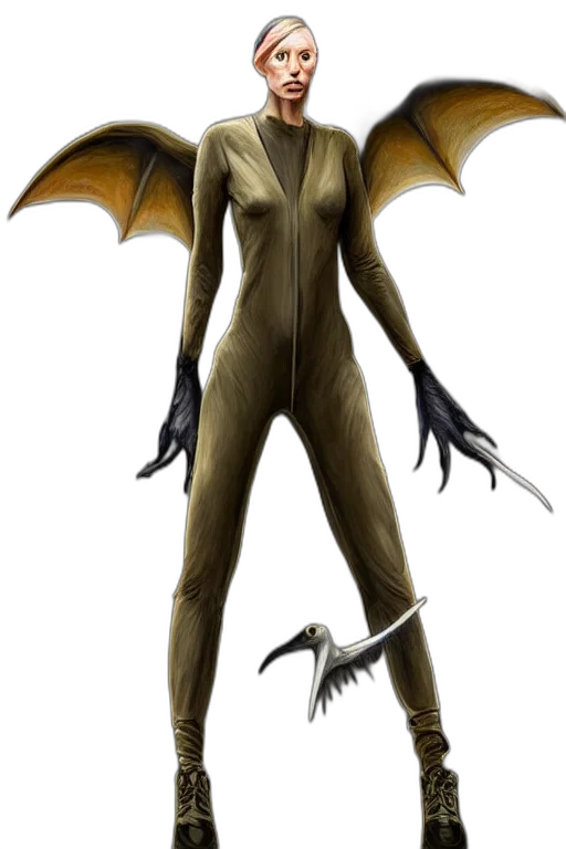 creature, dragon, staff, animal, concept art, fantasy art, 3d render, comic book art transparent PNG cut-out