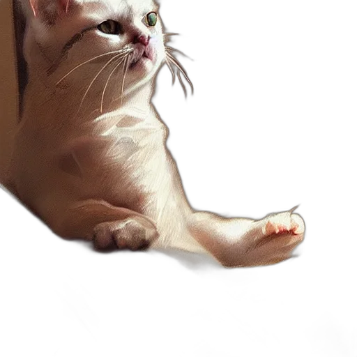 creature, animal, shoes, hair, photorealistic, 3d render, concept art, oil painting transparent PNG cut-out