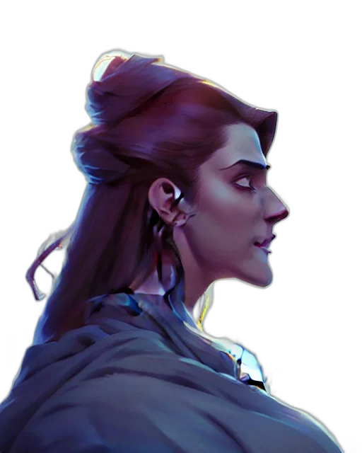 face, staff, jacket, crown transparent PNG cut-out