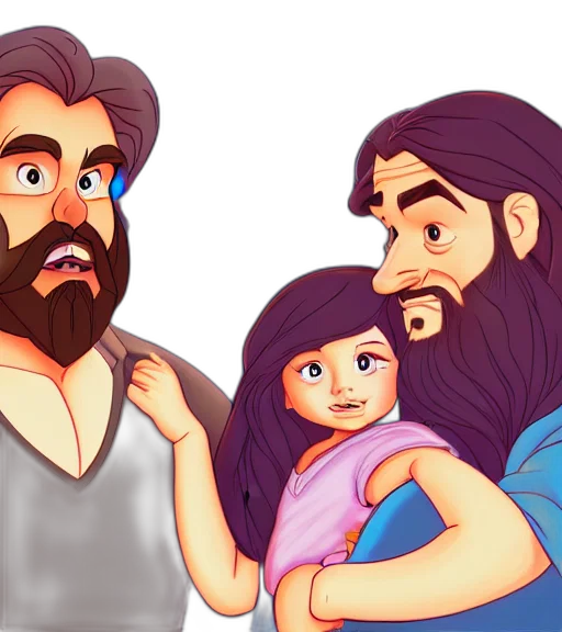 cartoon, concept art, watercolor, comic book art transparent PNG cut-out