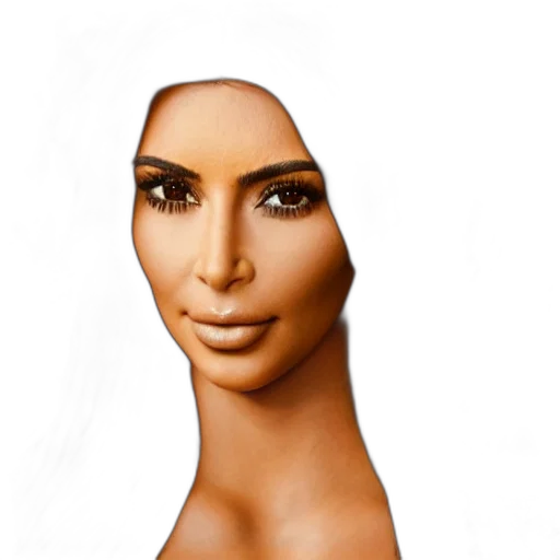 face, hair, mask, jewelry transparent PNG cut-out