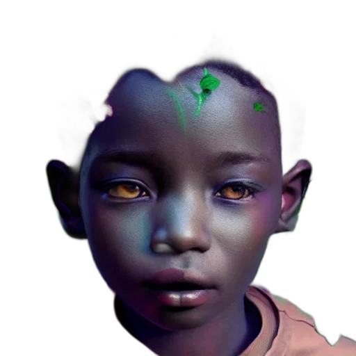 face, mask, robot, creature, concept art, fantasy art, 3d render, photorealistic transparent PNG cut-out