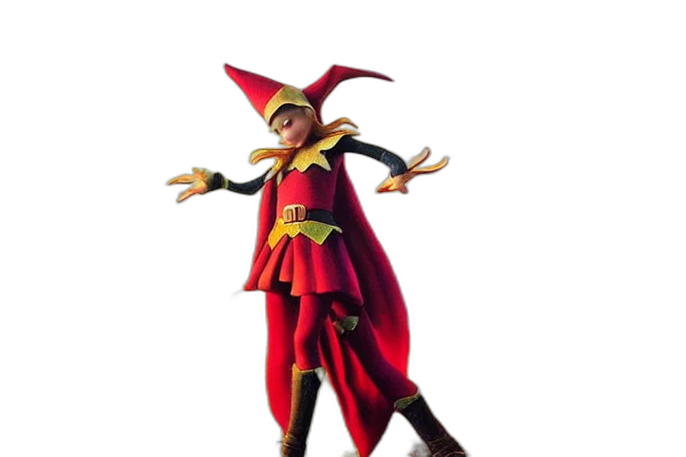 staff, hat, mask, dragon, 3d render, concept art, fantasy art, red transparent PNG cut-out