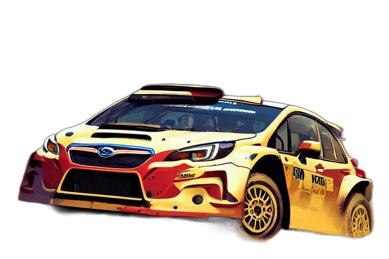 car, concept art, 3d render, fantasy art transparent PNG cut-out