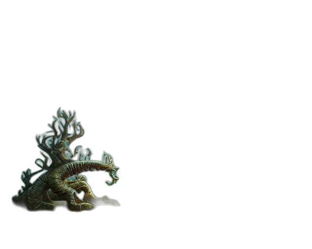 dragon, creature, animal, staff transparent PNG cut-out