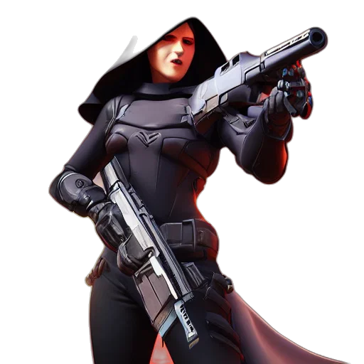 weapon, jacket, concept art, 3d render transparent PNG cut-out