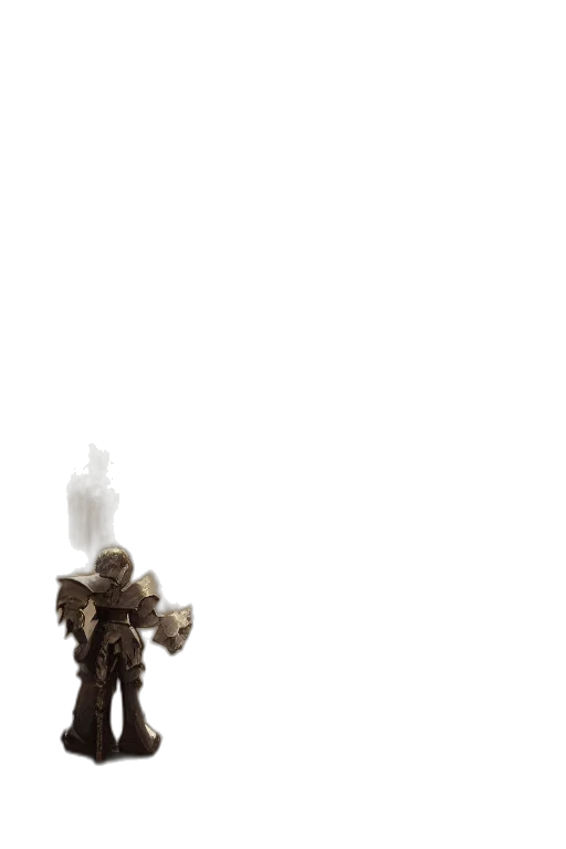 robot, sword, weapon, staff, concept art, 3d render, pixel art, fantasy art transparent PNG cut-out