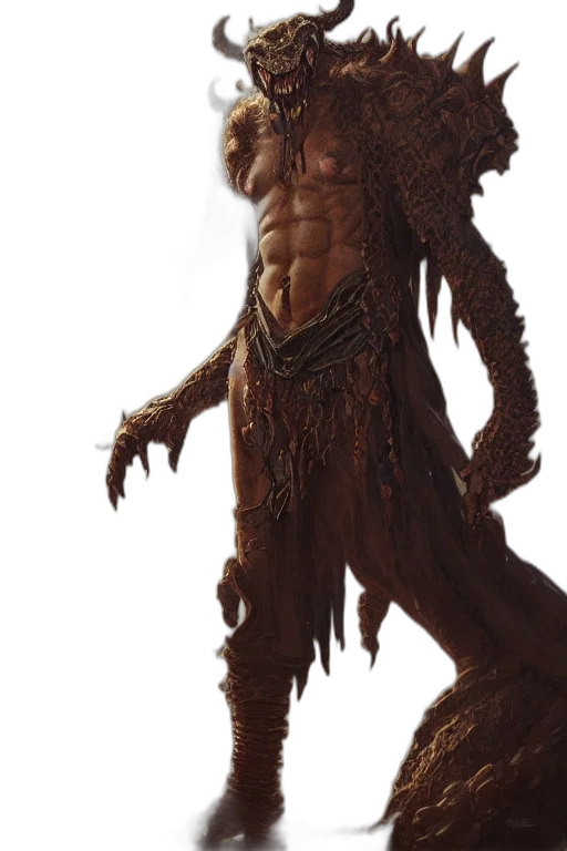 creature, staff, dragon, animal transparent PNG cut-out