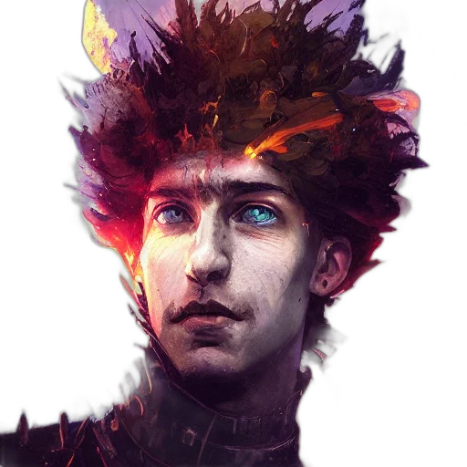 dragon, face, crown, creature transparent PNG cut-out