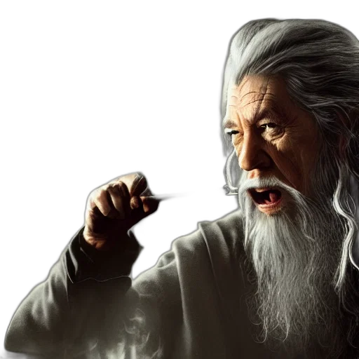 staff, dragon, face, sword transparent PNG cut-out
