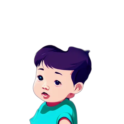 face, creature, animal, cartoon, pixel art, 3d render, concept art, pastel transparent PNG cut-out